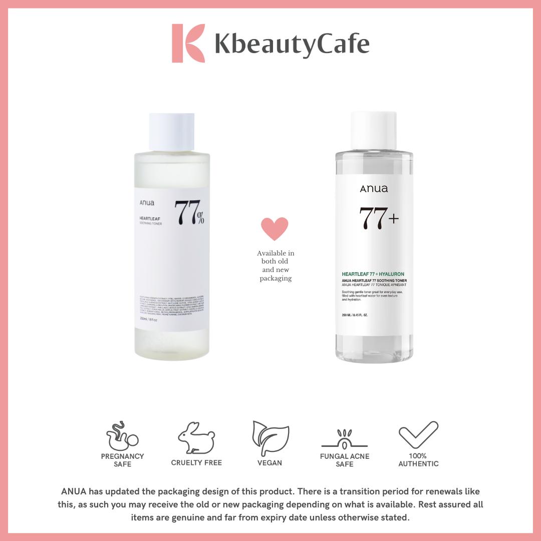 Anua Heartleaf 77% Soothing Toner 40ml | 250ml | 500ml – Calming Toner for Acne-Prone & Sensitive Skin