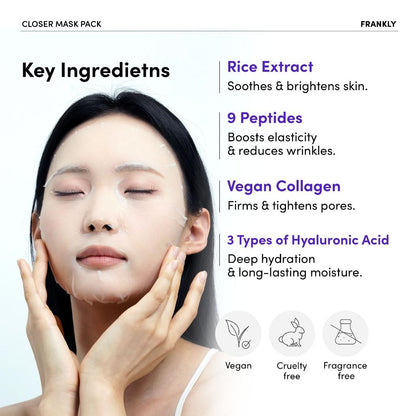 Frankly Closer Pore Minimizing Mask Pack