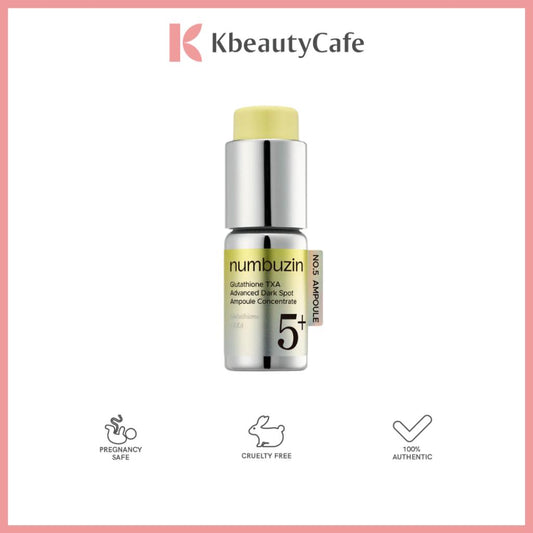 Numbuzin No.5 Glutathione TXA Advanced Dark Spot Ampoule Concentrate 10g+0.7g