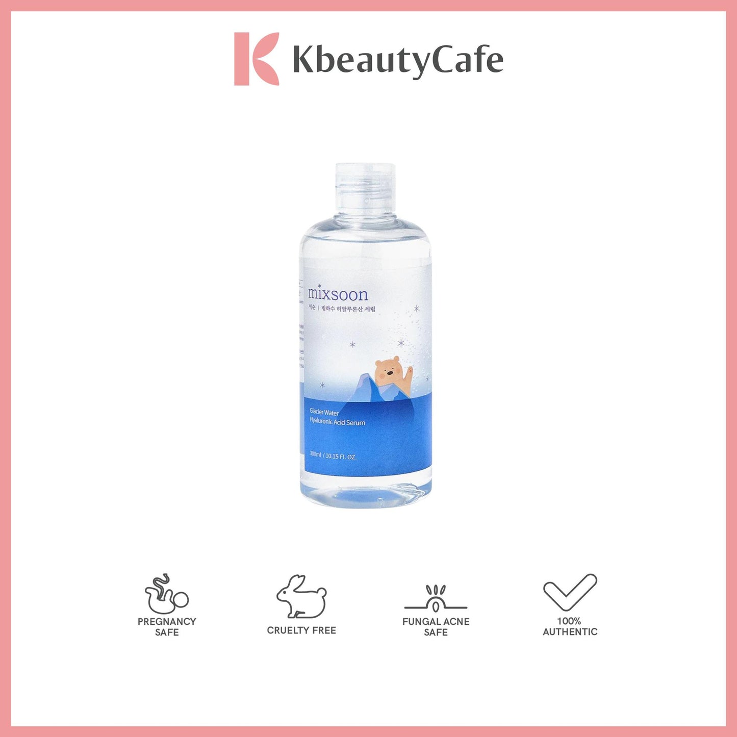 Mixsoon Glacier Water Hyaluronic Acid Serum 300ml