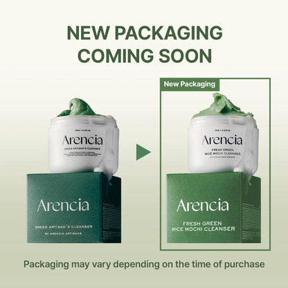 Arencia Fresh Green Cleanser - Deep Pore Rice Cleanser for Oily & Acne-Prone Skin