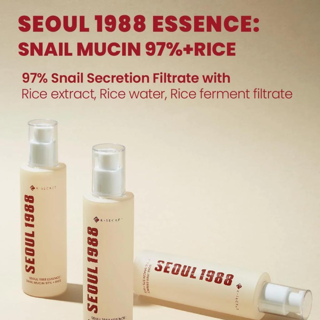 SEOUL 1988 Essence : Snail Mucin 97% + Rice