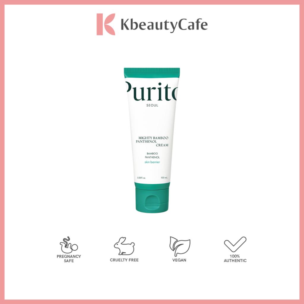 Purito Mighty Bamboo Panthenol Cream – Barrier Repair Lightweight Korean Moisturizer