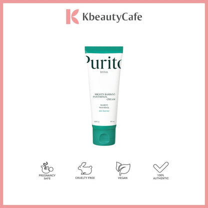 Purito Mighty Bamboo Panthenol Cream – Barrier Repair Lightweight Korean Moisturizer