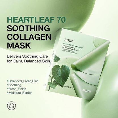 Anua Heartleaf 70 Soothing Collagen Mask