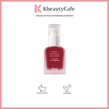 House of HUR Moist Ampoule Blusher - Long Lasting, Natural-Looking Blush