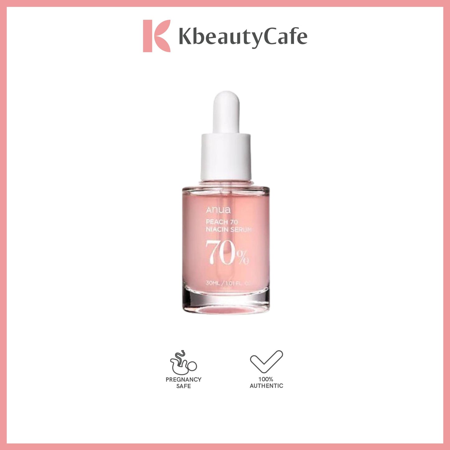 Anua Peach 70% Niacin Serum 30ml / Peach 77 Niacin Conditioning Milk / Essence Toner