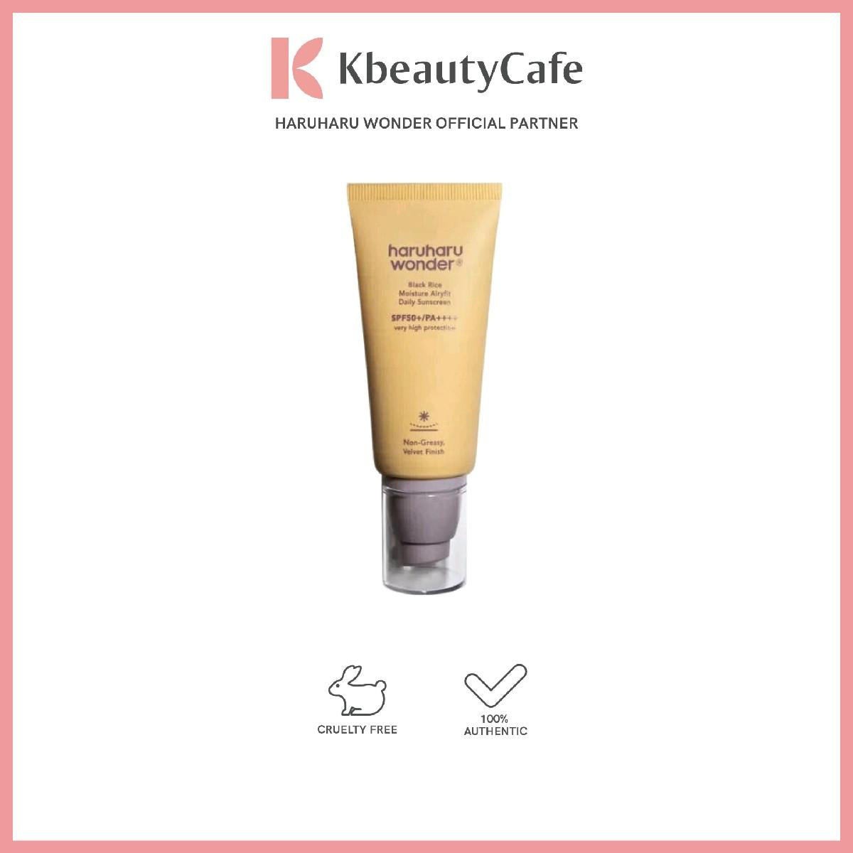 Haruharu Wonder Black Rice Moisture Airyfit Sunscreen / Mineral Relief Daily / Soothing Sun Shield