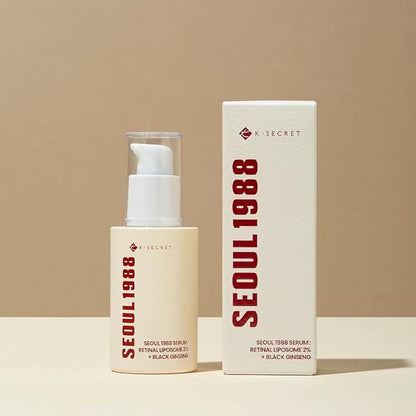 K-Secret Seoul 1988 Serum : Retinal Liposome 2% + Black Ginseng - Wrinkle Repair, Firming & Brightening