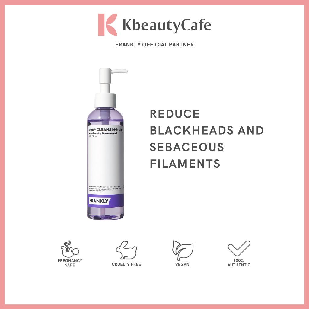 Frankly Deep Cleansing Oil – Makeup Remover & Pore Cleanser for Oily & Acne-Prone Skin