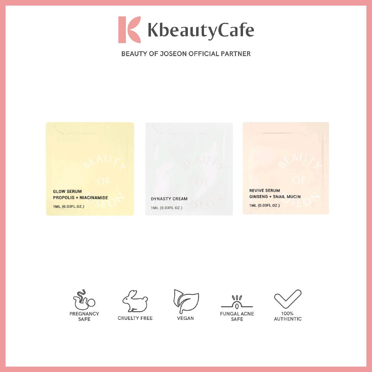 Beauty of Joseon Glow / Revive Serum / Dynasty Cream (Sachet Sample)