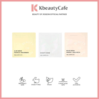 Beauty of Joseon Glow / Revive Serum / Dynasty Cream (Sachet Sample)