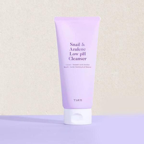 TIA'M Snail & Azulene Low pH Cleanser