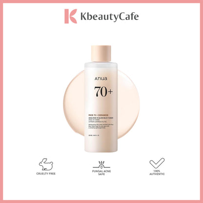 Anua Rice 70 Milky Glow Toner 250 ml