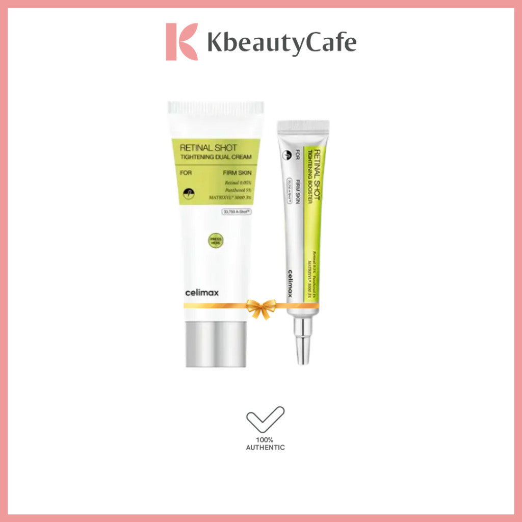 [Bundle] Celimax Daily Care + Spot Care (Retinal Shot Dual Cream 50ml + Booster 15ml)