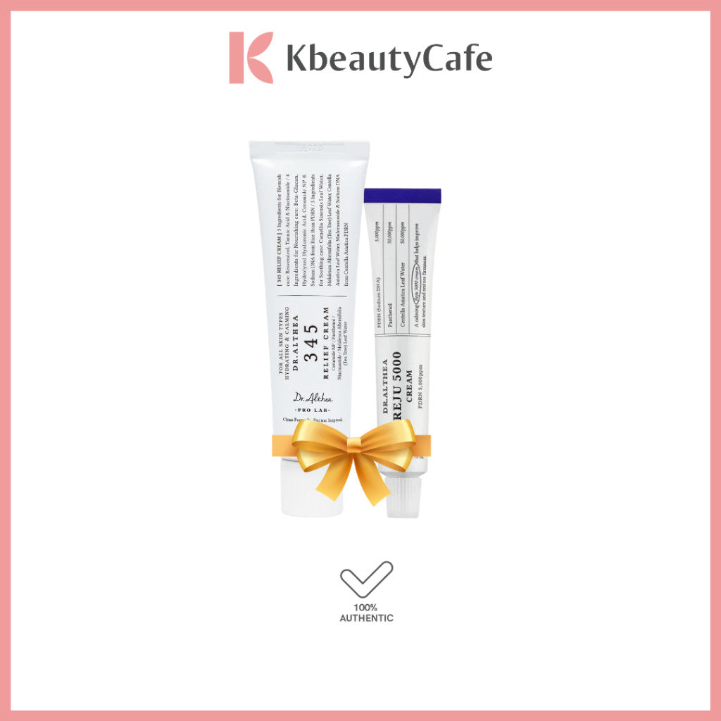 [Bundle] Dr. Althea Bestselling Creams - 345 Relief Cream 50ml | Reju 5000 Cream 20g