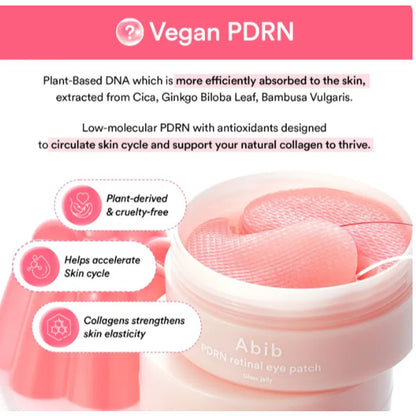 Abib PDRN Retinal Eye Patch Glow Jelly