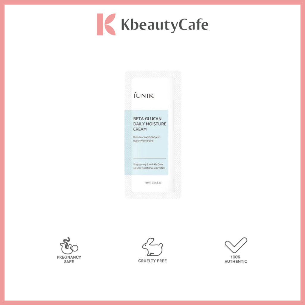 Iunik Beta Glucan Daily Moisture Cream 1.5ml (Sachet)